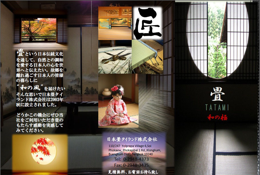 brochure tatami